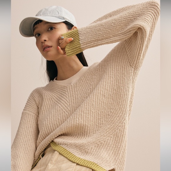 Madewell Tipped Ridgeton Pullover Sweater - Picture 5 of 7